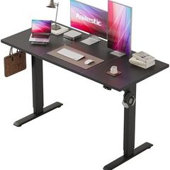 Electric Standing Desk, 120 x 60 cm Height Adjustable Sit Stand Desks