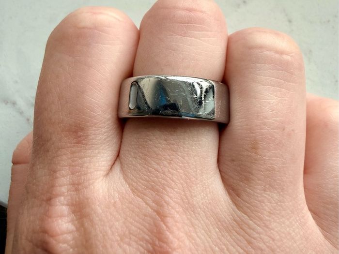 Oura Ring 4, Size 8 Silver