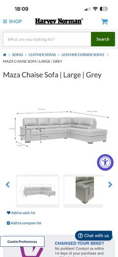Italian leather corner sofa