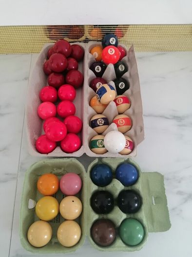 Vintage Mini Pool Balls