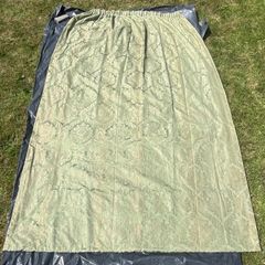 Fine Set of Four Lined Damask Curtains (Period)