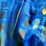 dress Size S (8/10) Smashed Lemon Amsterdam Blue Abstract City Print V-Neck Lined Dress Image 7