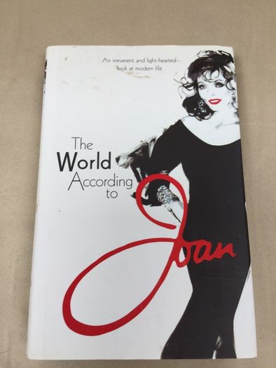 Joan Collins the world according to book rare