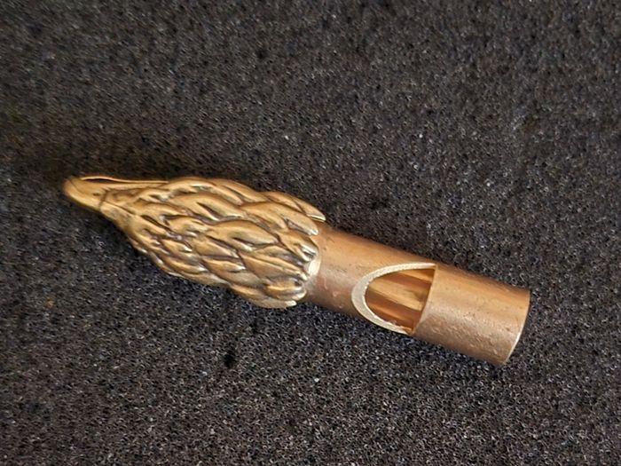 Eagle head whistle/ brass