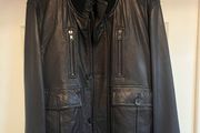 Mens Leather Jacket Size L