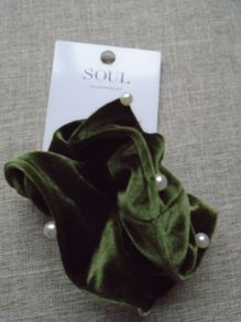 Velvet scrunchy, Hair accessories,Scrunchy