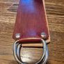 Double straight razor strop cordovan leather Image 3