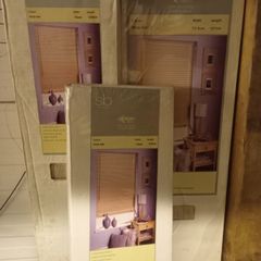 3 Wooden Venetian Blinds