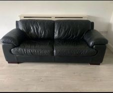 Black Leather Couch