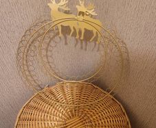 Christmas card holder