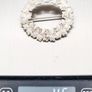 Vintage Silver Leaf Wreath Brooch Image 7