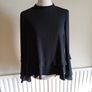 Size 8 Black River Island Blouse Top Image 4