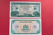 Northern Ireland. ( Ulster Bank ) 10 Pounds  2007 .  ( Unc )