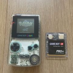 Nintendo Gameboy Color Clear CGB-001 + Flash Card 4GB