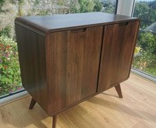 Modern Walnut Cabinet/sideboard with Shelving - Sideboard - Excellent Condition