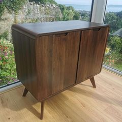 Modern Walnut Cabinet/sideboard with Shelving - Sideboard - Excellent Condition
