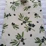 Table  runner ''Olives'' Matching napkins. Image 2