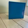 1 Ikea Lixhult blue metal cabinet designed by Jon Karlsson Image 2