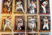 Job Lot of 46 Topps Chrome 2024 Baseball Cards (Includes Many RCs)