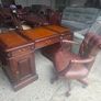 mahogany partners desk+captains chair Image 3