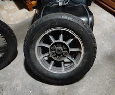 Goldwin rear wheel & zzr1100 front and rear wheels