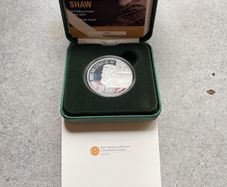 Brand New George Bernard Shaw 15e Silver proof coin issued by Irelands Central Bank Currently sold out