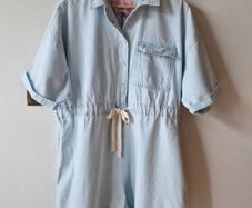 Denim playsuit