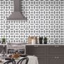 Sticky Back Plastic Self Adhesive Black and White Leaf Wallpaper 29X300cm Vinyl Wrap Stick Waterproof Film Roll for Kitchen Walls Cupboard Furniture Removable DIY Countertops Refurbished Stickers MULTIPLE SIZES AVAILABLE (FREE POSTAGE) Image 3