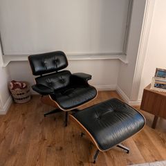 Eames Style Lounge Chair & Ottoman