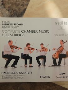 Felix Mendelssohn Bartholdy 4 SACD Boxset  - Complete Chamber Music For Strings Volume I - IV