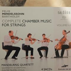 Felix Mendelssohn Bartholdy 4 SACD Boxset  - Complete Chamber Music For Strings Volume I - IV