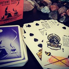 Fortune Telling Cards - full deck - unique gift + matching card holders available