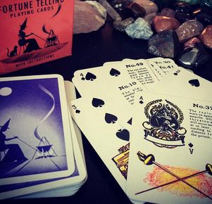 Fortune Telling Cards - full deck - unique gift + matching card holders available