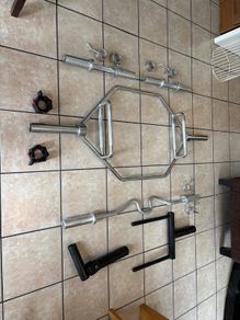Olympic Bar Collection, Landmine And Viking Press Olympic Bar Attachmentd