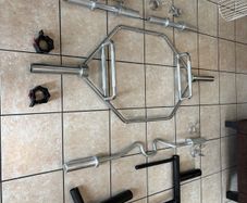 Olympic Bar Collection, Landmine And Viking Press Olympic Bar Attachmentd