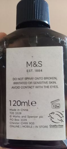 'Marks & Spencer' no. 62 Body spray (unused)