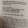 A collection of  7 Anne McCaffrey Books Image 5