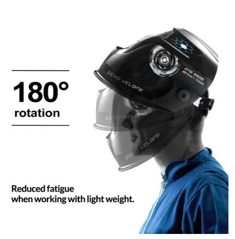 Auto Darkening Skull Solar Adjustable Range MIG MMA Electric Welding Mask Helmet