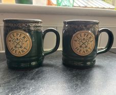 Collectible Keeper's Heart Whiskey Handmade Mugs