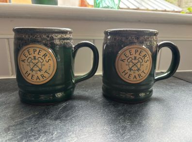 Collectible Keeper's Heart Whiskey Handmade Mugs