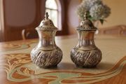 Henry Mathews Dual Assayed Sterling Silver Cruet Set(1901)