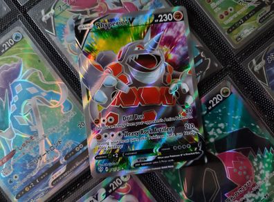 Rhyperior V ! Full Art ! Ultra Rare ! from Darkness Ablaze ! 2020 ! Pokemon Card !