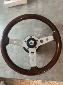 BMW E36 Wooden Steering Wheel with Hub