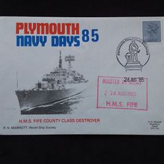 Great Britain Stamps : HMS Fife - 1985 Plymouth Navy Days Commemorative Cover