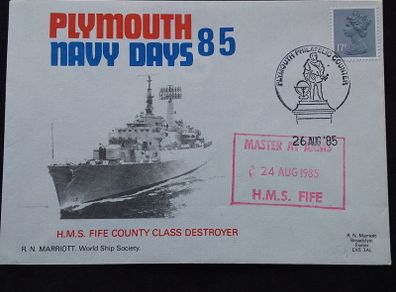 Great Britain Stamps : HMS Fife - 1985 Plymouth Navy Days Commemorative Cover