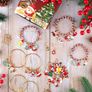 96P 30 Styles Christmas Charms, Christmas Gold Enamel Charms for Jewelry Making with Ear Hooks, Red Rope, Bracelets, Bells for Xmas Necklace Bracelet Earrings Craft Making Image 3