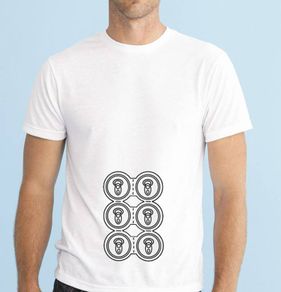 Beer Six pack T-shirt tee top shirt