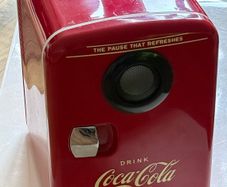 Coca-Cola Retro Mini Fridge with Bluetooth Speaker