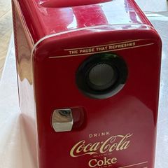 Coca-Cola Retro Mini Fridge with Bluetooth Speaker
