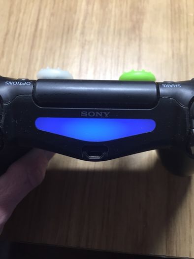 Official PlayStation 4 Controller with Camouflage Blue Soft Silicon Cover and Two Thumb Grip Covers
